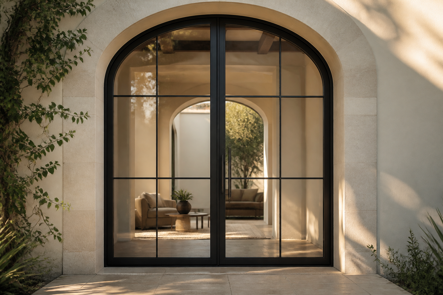 VLX 100 Arched / Custom Door in Palm Beach Gardens, FL | TruePane Windows & Doors - detail 3