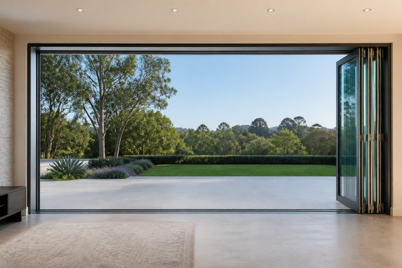 VLX 100 Bifold / Folding Door in Palm Beach Gardens, FL | TruePane Windows & Doors - detail 4