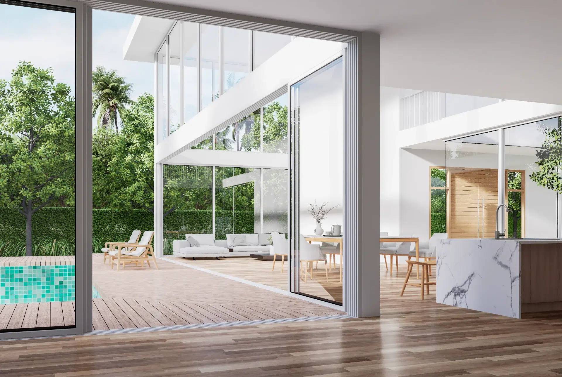 VLX 138 Panoramic Sliding Door in Palm Beach Gardens, FL | TruePane Windows & Doors - detail 1