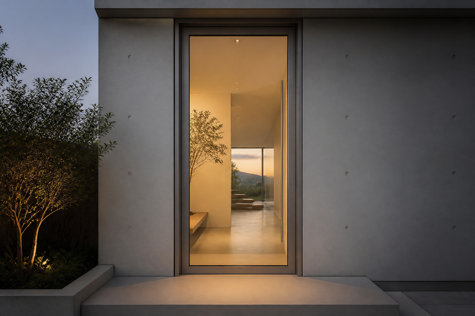 VLX 100 Pivot Door in Palm Beach Gardens, FL | TruePane Windows & Doors - detail 2